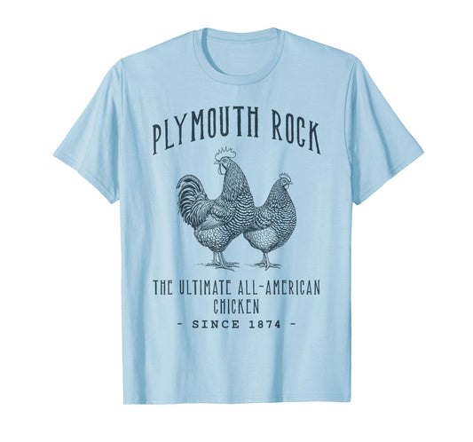 PLYMOUTH ROCK CHICKEN VINTAGE POULTRY T-Shirt