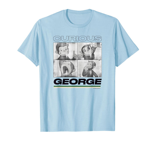 Curious George Vintage George Photo Box Up T-Shirt