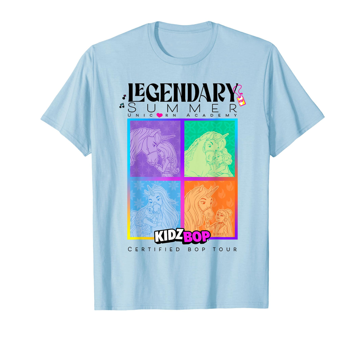 KIDZ BOP x Unicorn Academy Legendary Summer Tour T-Shirt