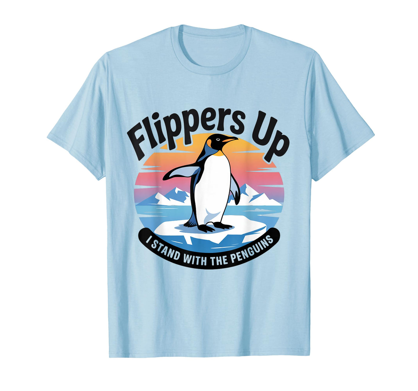 Funny Resist Penguins Protest Against Tariffs T-Shirt