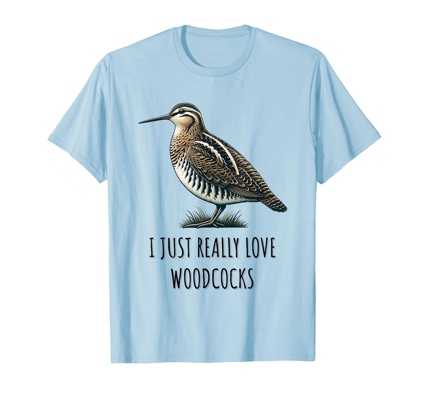 Woodcock Bird Vintage Illustration T-Shirt T-Shirt