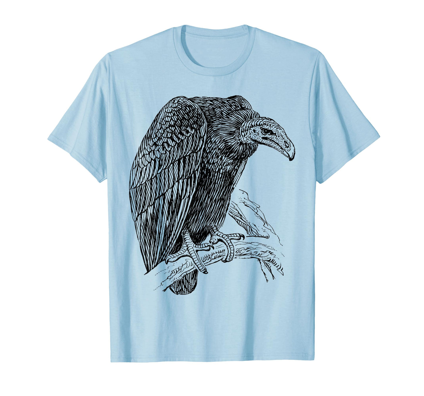 Turkey Vulture Bird Perched T-Shirt