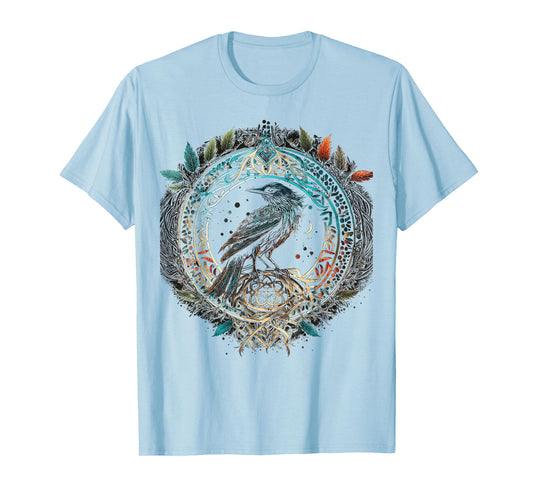 Odin's Bird Northman Valhalla Norse Mythology T-Shirt