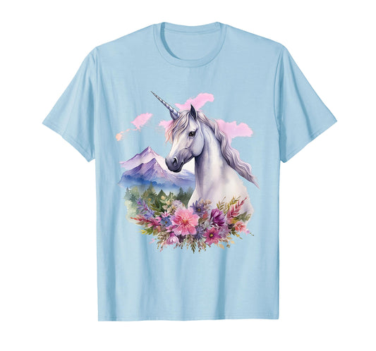 Unicorn Colorful Graphic Abstract Nature Unicorn T-Shirt