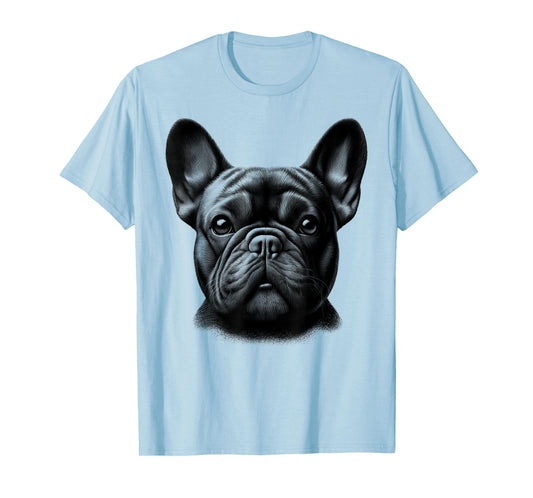 Head Portrait of a Cute French Bulldog T-Shirt