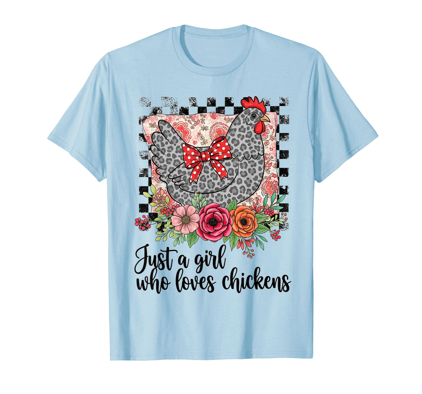 Funny Just A Girl Who Loves Chickens thanksgiving T-Shirt