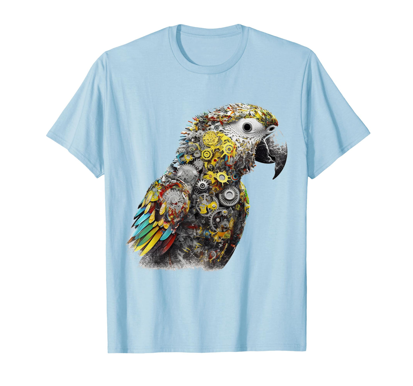 Parrot Animal Robot Fantasy Colourful Bird - Art Parrot T-Shirt