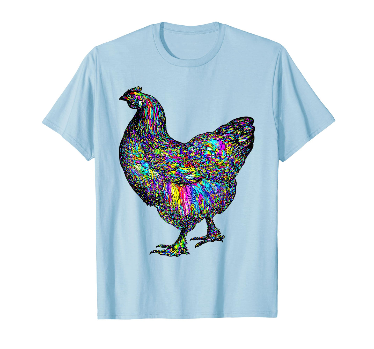 Psychedelic Chicken Bird T-Shirt