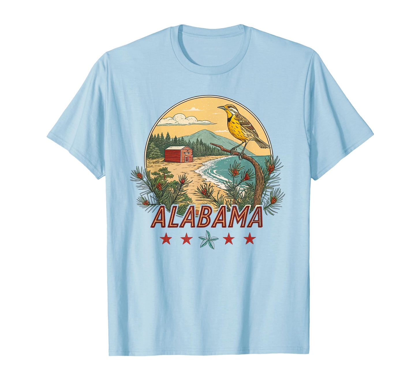 Retro Vintage Sweet Alabama Yellowhammer Souvenir T-Shirt