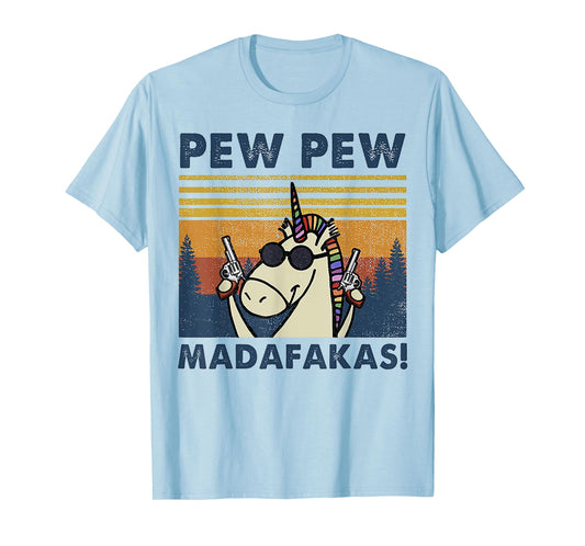 Unicorn Pew Pew Vintage T-Shirt