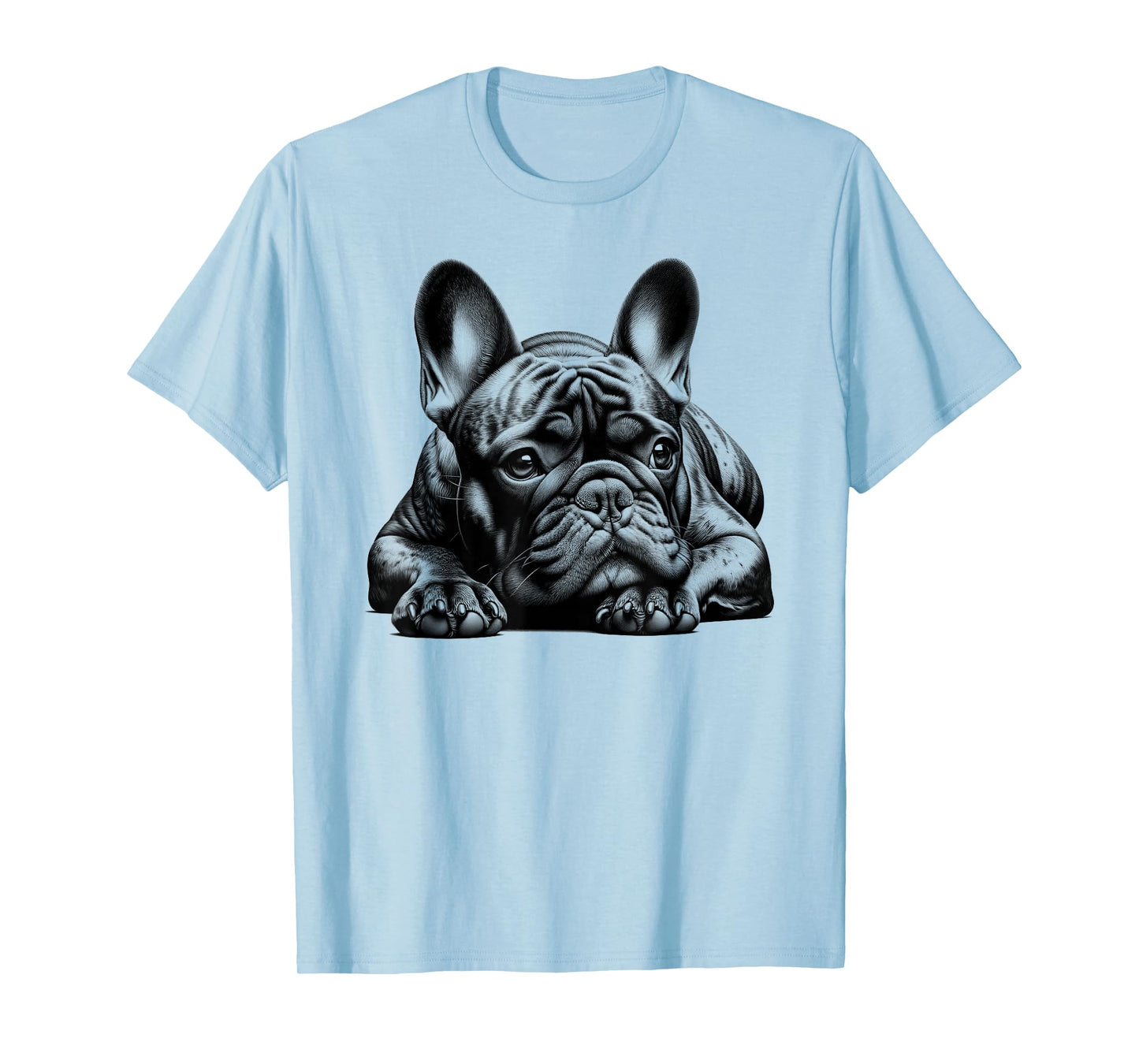 Dreamy French Bulldog in Lying Pose T-Shirt