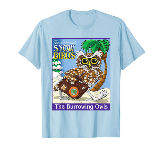 Cape Coral Florida Burrowing Owl Snow Bird T-Shirt T-Shirt