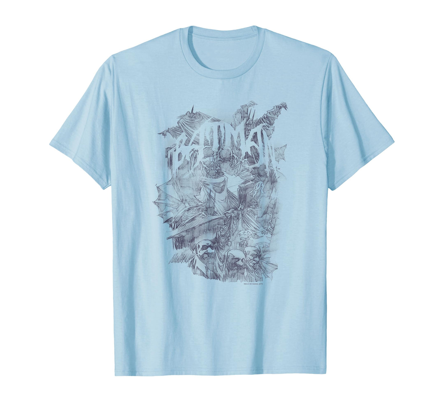 Batman Pencil Bat Collage T Shirt T-Shirt