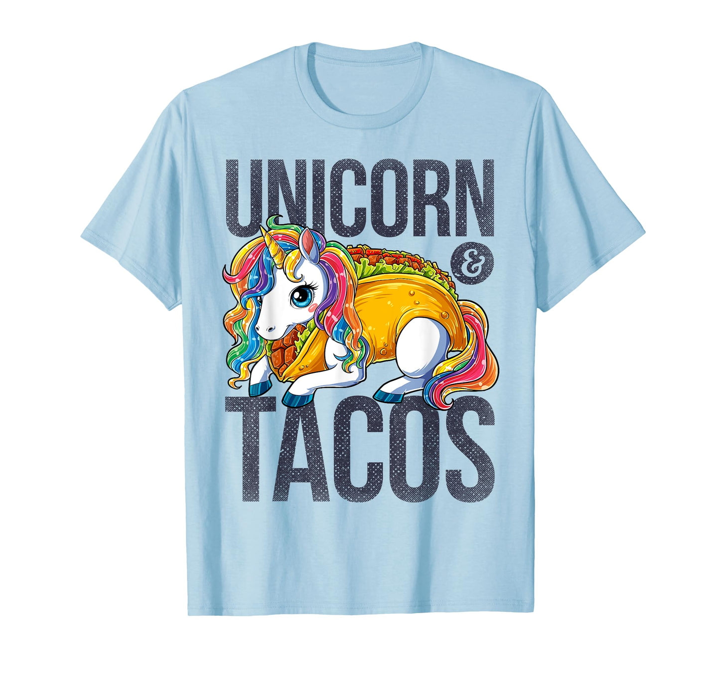 Unicorn & Tacos T Shirt Girls Kids Women Rainbow Taco Squad T-Shirt