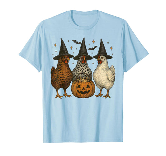 Chickens Spooky Halloween Costumes Vintage for Men Women Kid T-Shirt