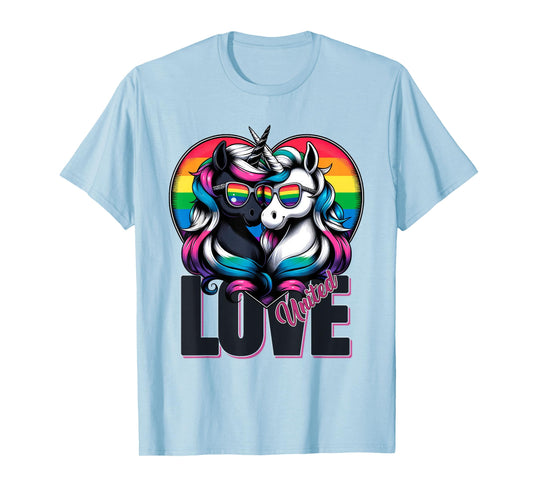 Love United LGBTQ+ Unicorn Pride LGBTQ T-Shirt