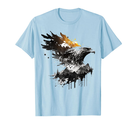 Art eagle bird motif animal T-Shirt