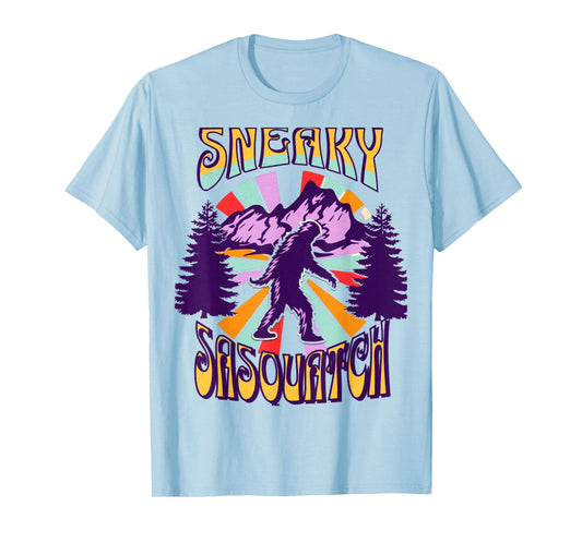 Sneaky Sasquatch, Sasquatch adventures, Sasquatch merch T-Shirt