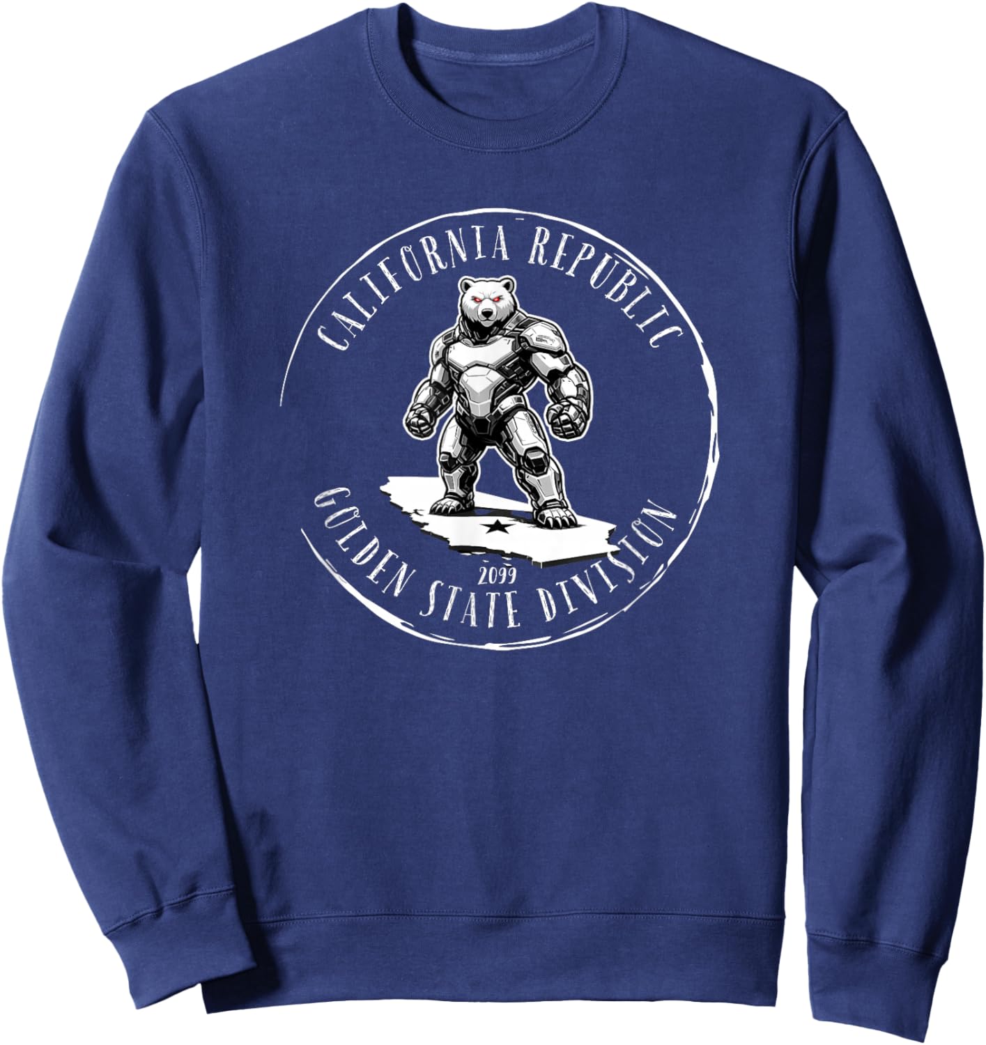 California Republic Golden State Division 2099 T-Shirt - Sweatshirt | Navy