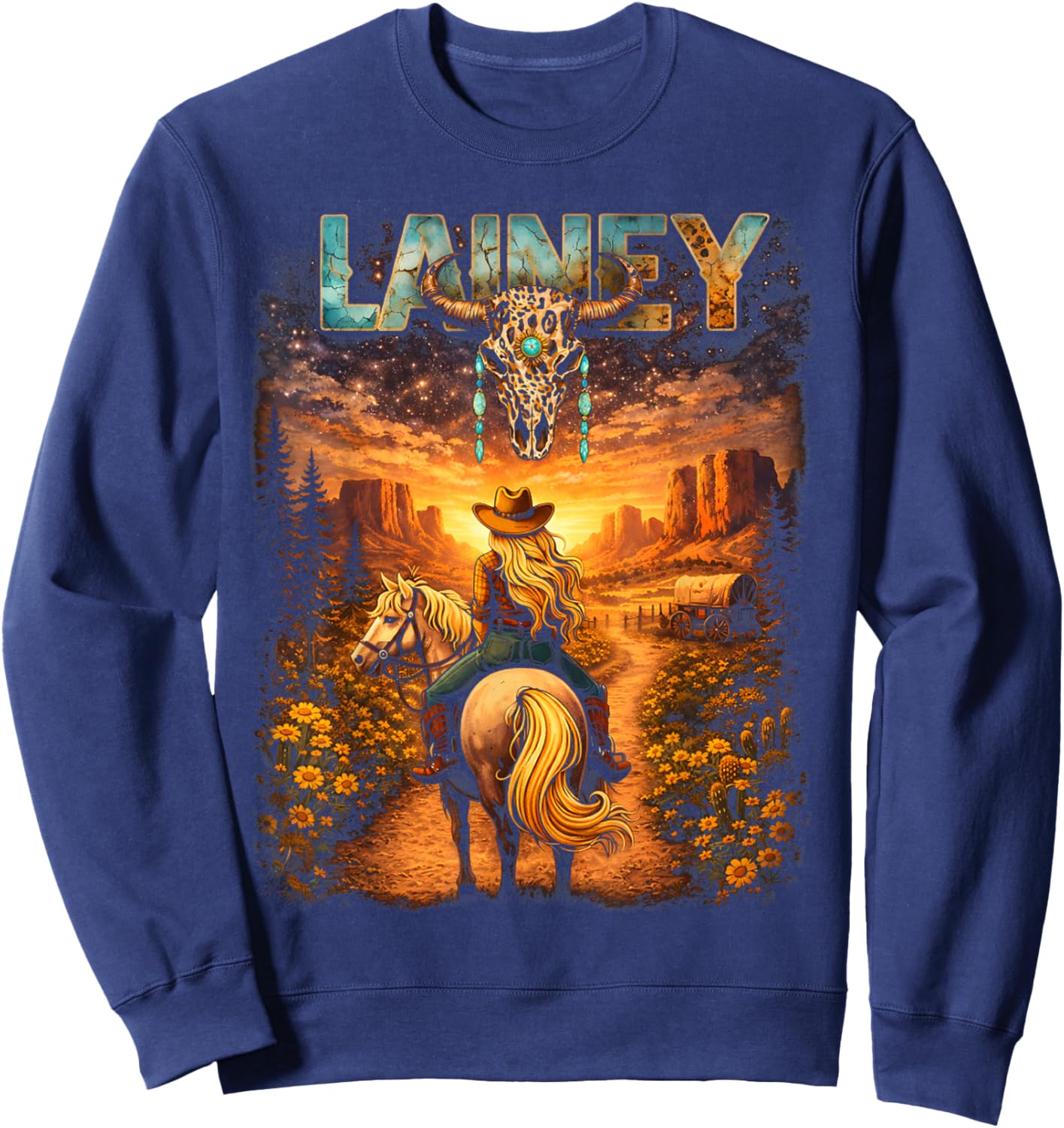 Vintage Lainey Gift for Men Women Kid T-Shirt - Sweatshirt | Navy