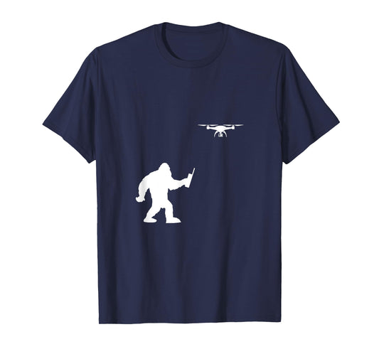Bigfoot Drone Pilot Drone Gift Pilot Flying T-Shirt