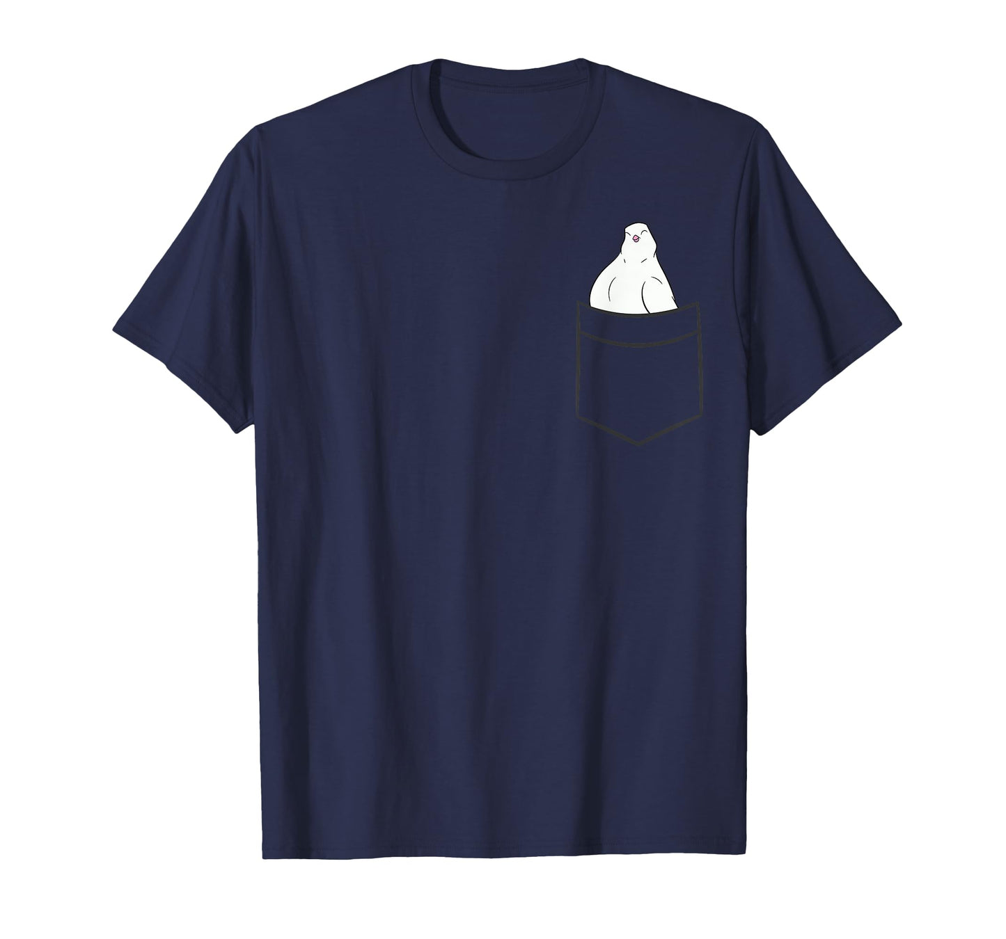 Dove Bird In The Pocket Cute Pocket Dove T-Shirt