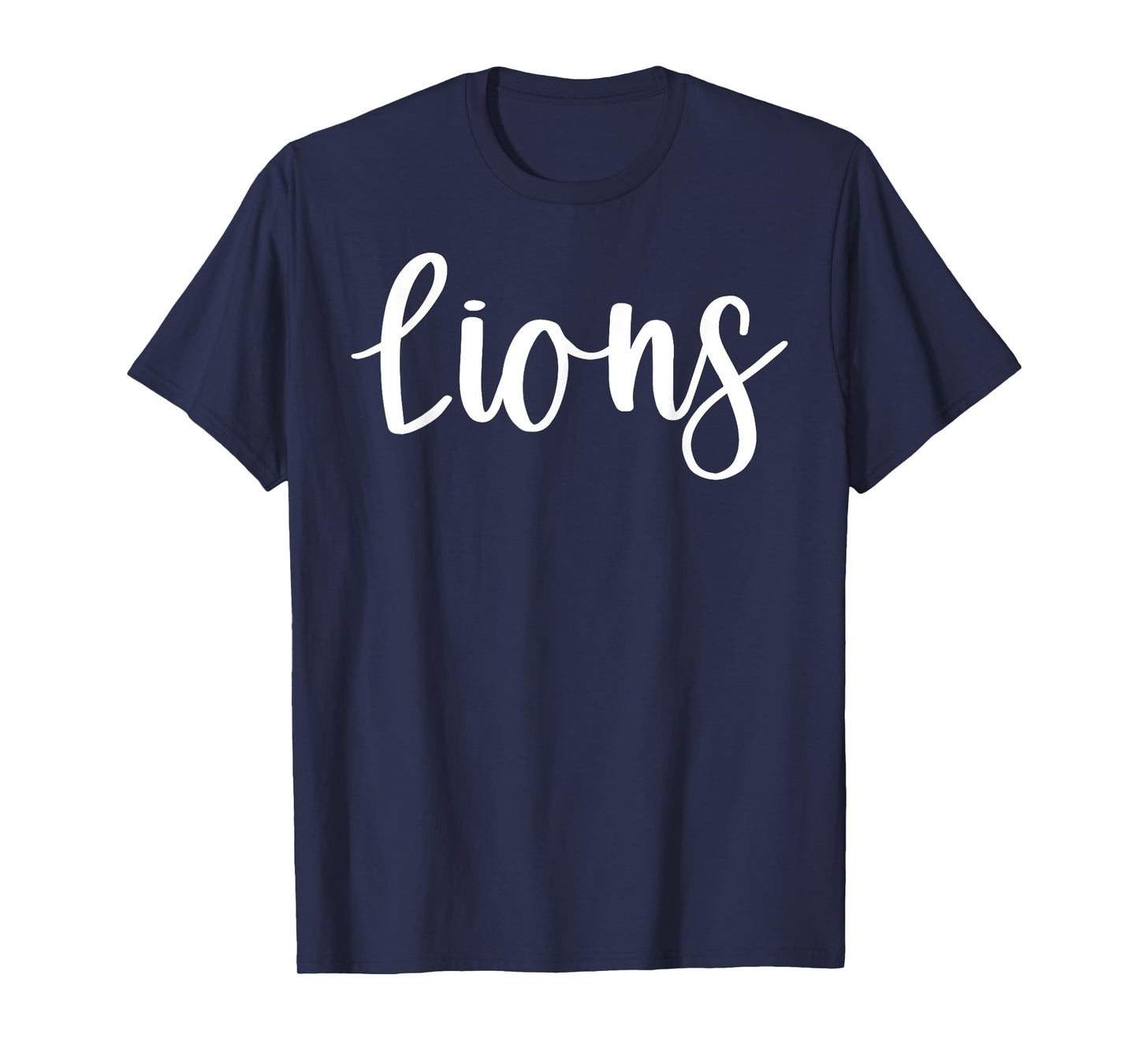Lions School Spirit Team Mascot Game Night T-Shirt