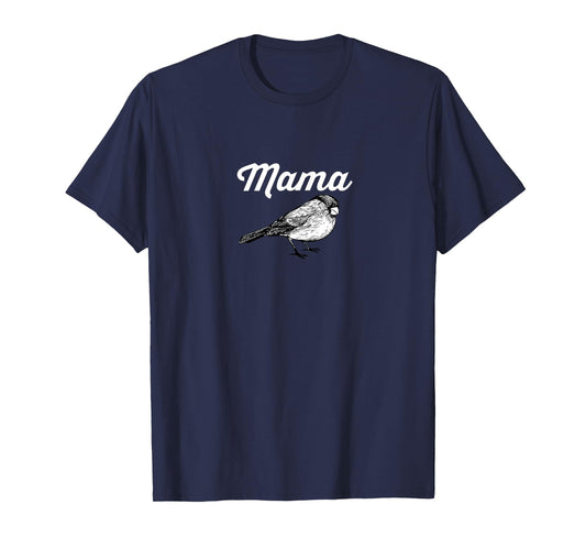 Womens Mama Bird Shirt, Mom Graphic Tee, Mother's Tee
