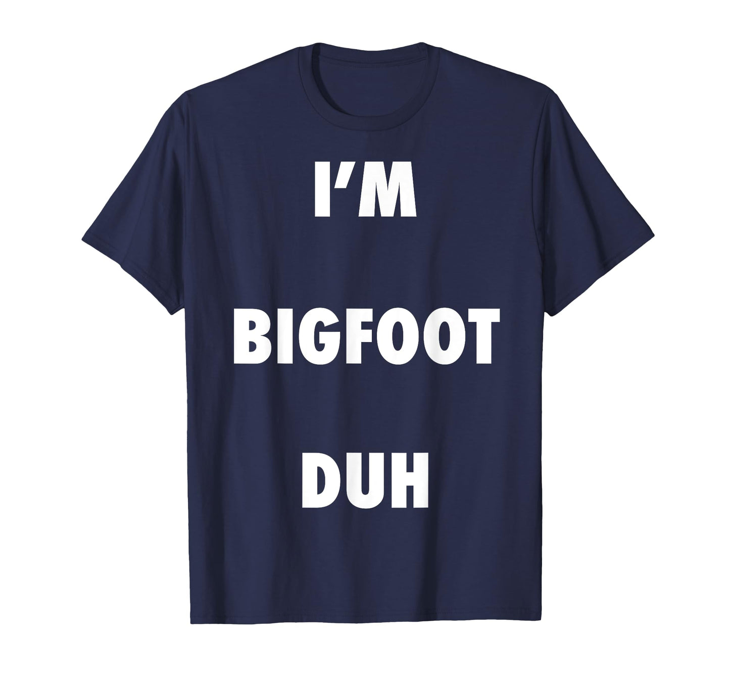 Easy Halloween Bigfoot Costume Shirt for Men Women Kids T-Shirt