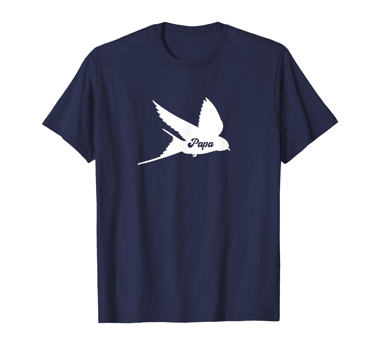 Mens Papa Humming Bird Dad Funny Family Matching T-Shirt
