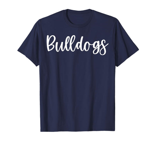 Bulldogs School Spirit Team Mascot Game Night T-Shirt