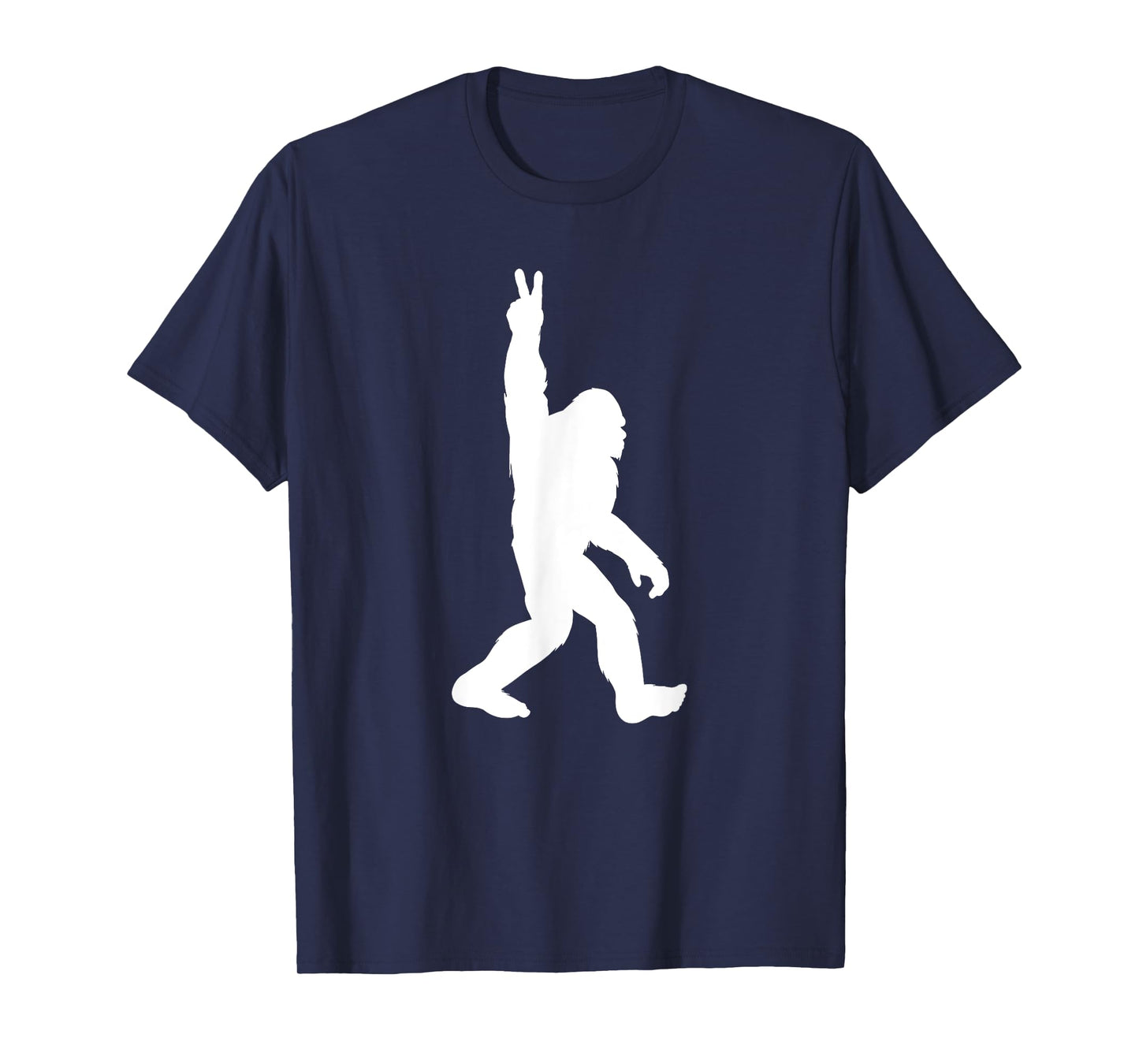 Bigfoot Victory Peace Sign T-Shirt