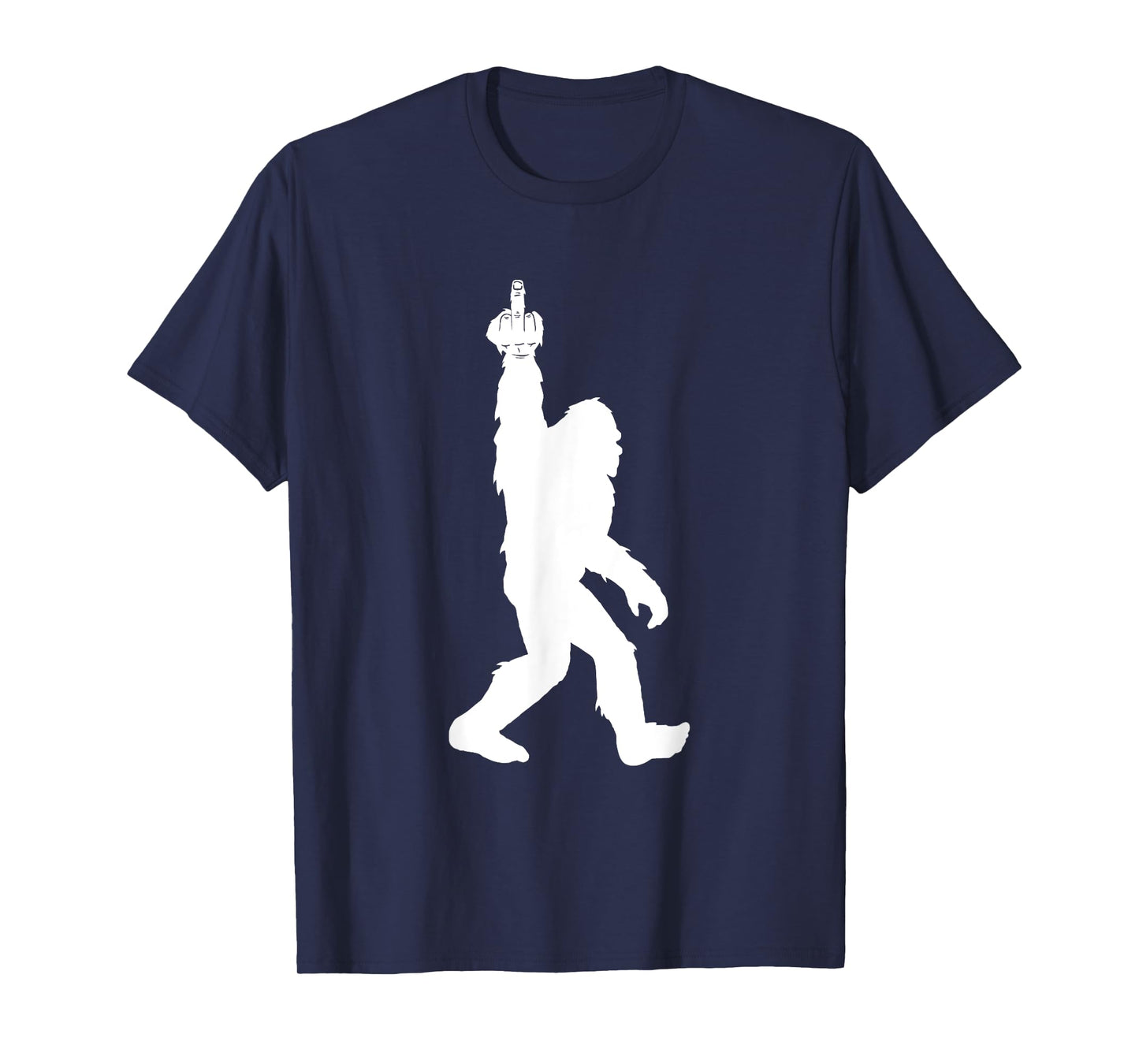 Funny Bigfoot Middle Finger for Squatch Believers T-Shirt