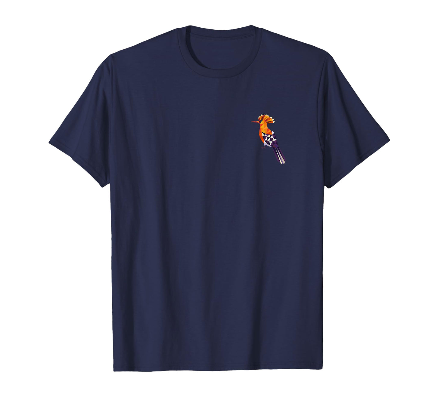 Hoopoe in the pocket - Watercolor Polygonal Hoopoes T-Shirt