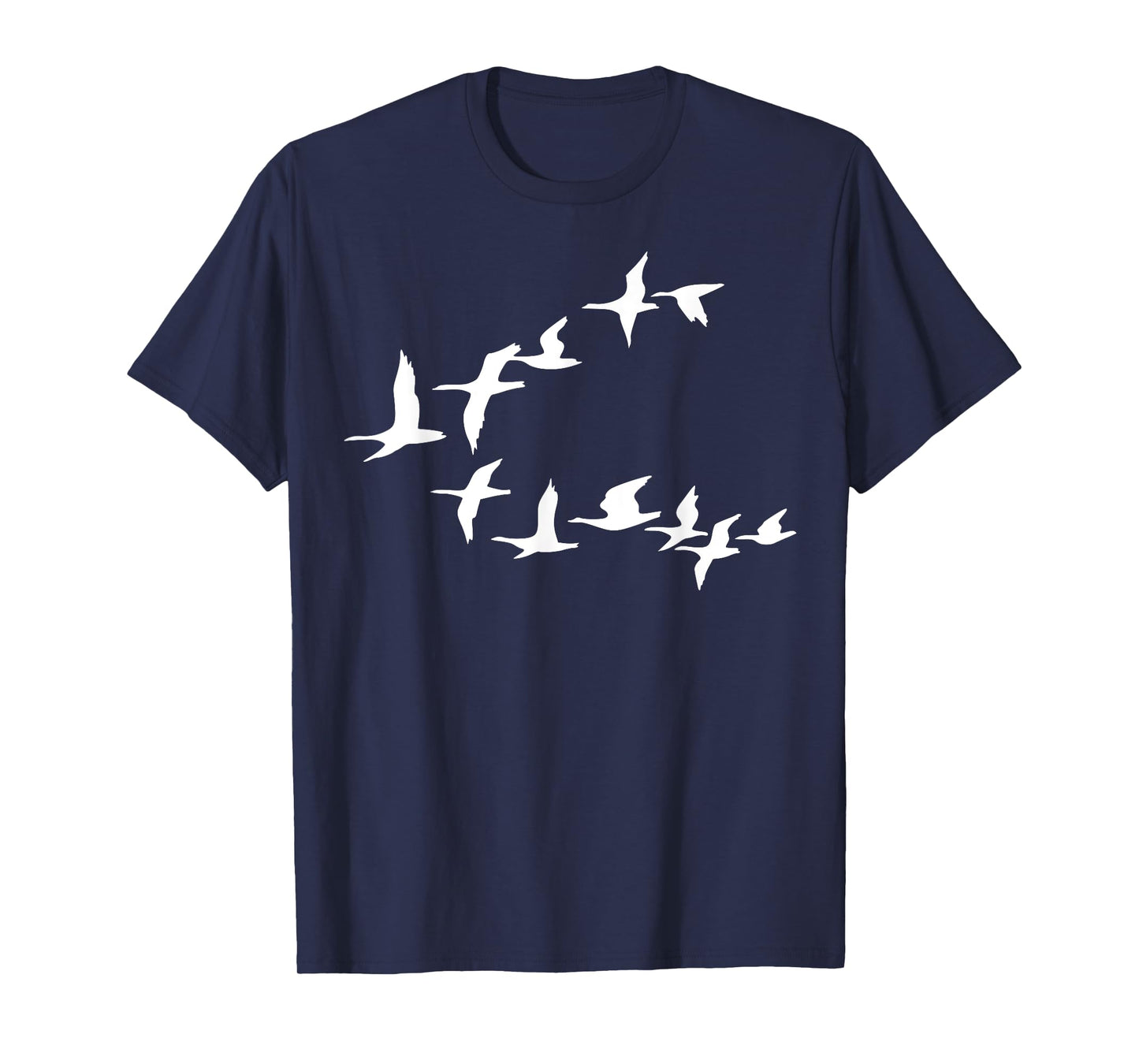 Birds In Flight, V Pattern Flock Of Geese T-Shirt