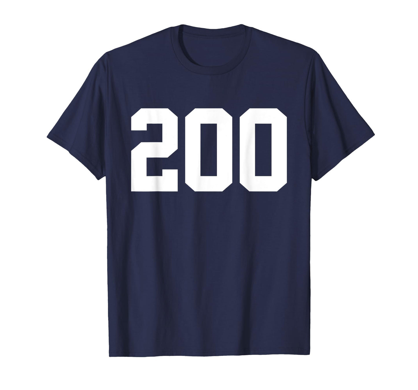 College Football Tryout Number 200 Walk-On Quarterback T-Shirt