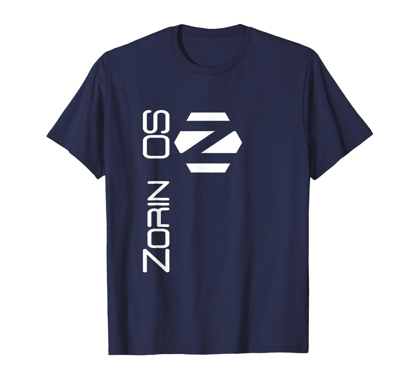 Linux Zorin OS tee White Tagline and Logo Open Source Os T-Shirt