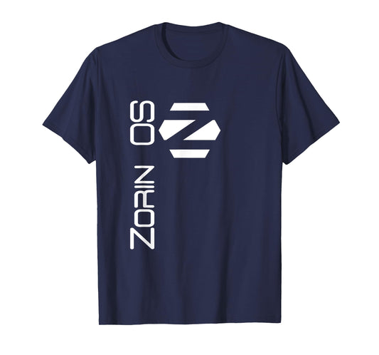 Linux Zorin OS tee White Tagline and Logo Open Source Os T-Shirt
