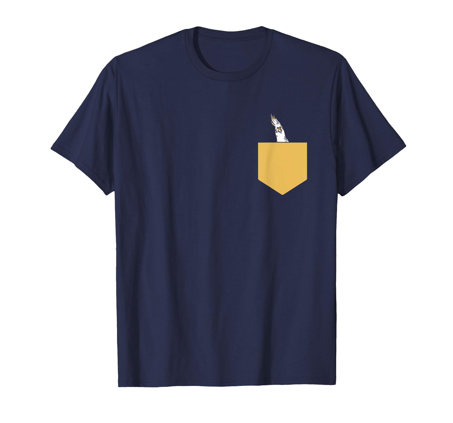 Cockatiel Parakeet Parrot Bird Cockatoo Cockatiel Pocket T-Shirt