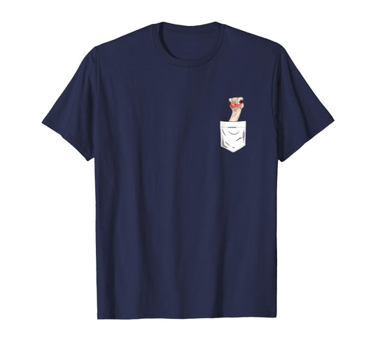 Ostrich Bird in the Pocket T-Shirt Funny Ostrich T-Shirt