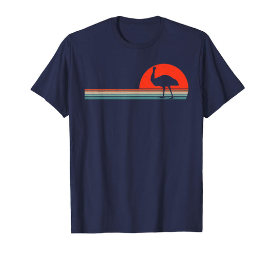 Cool Retro Emu Bird Lover Australian Animal T-Shirt