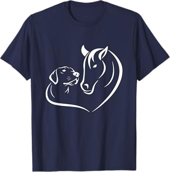 Dog Horse Lovers birthday Fantasy Dogs Funny Horses T-Shirt for Men Women Girls Kids