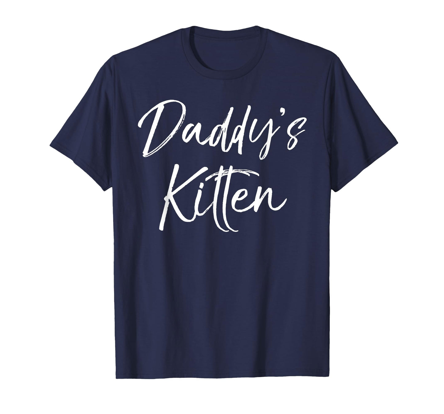 Cute Daughter Gift from Father of Cat Lovers Daddy's Kitten T-Shirt