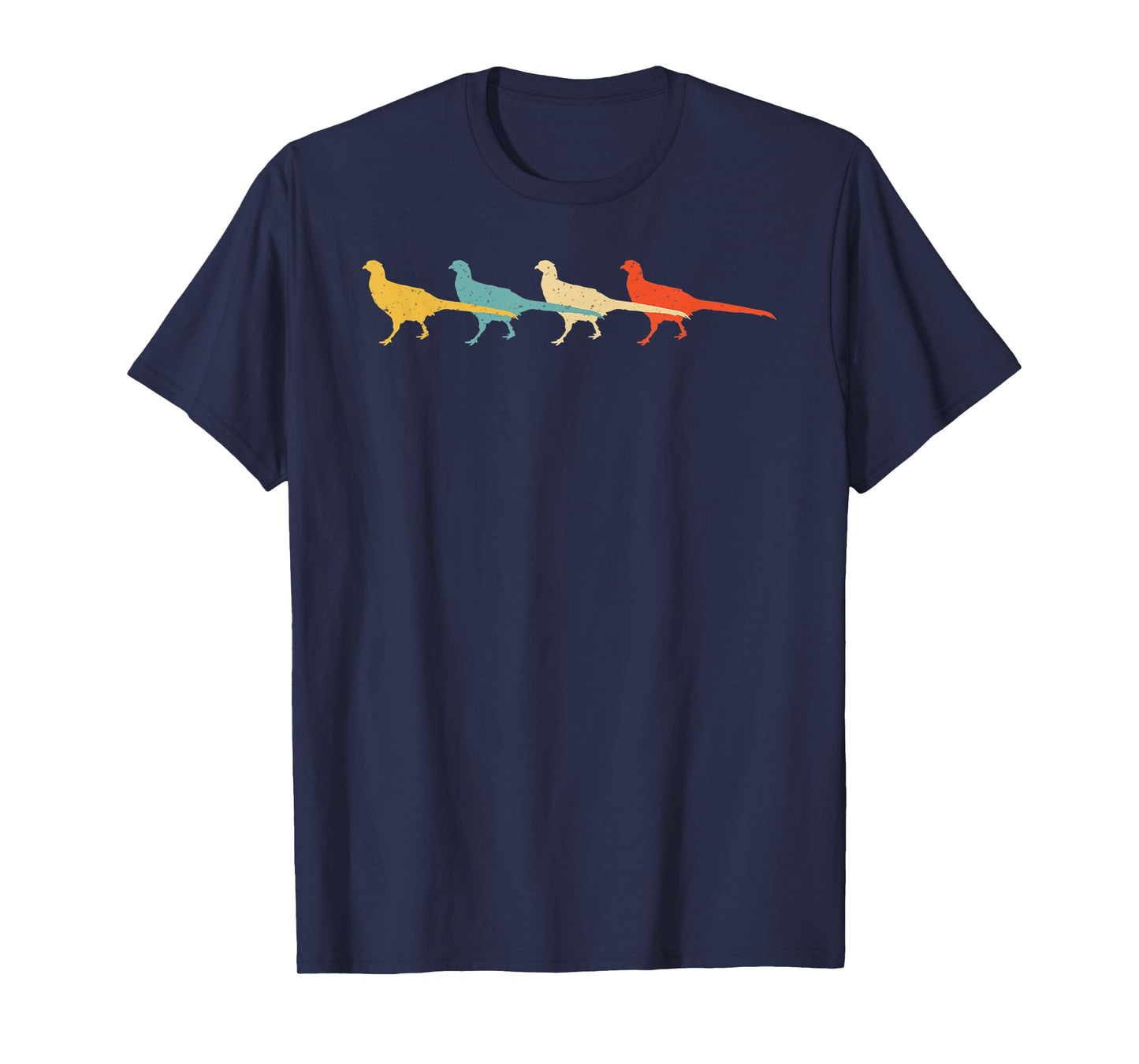 Pheasant Vintage Retro Bird Monal Animal Lover 60s 70s Gift T-Shirt