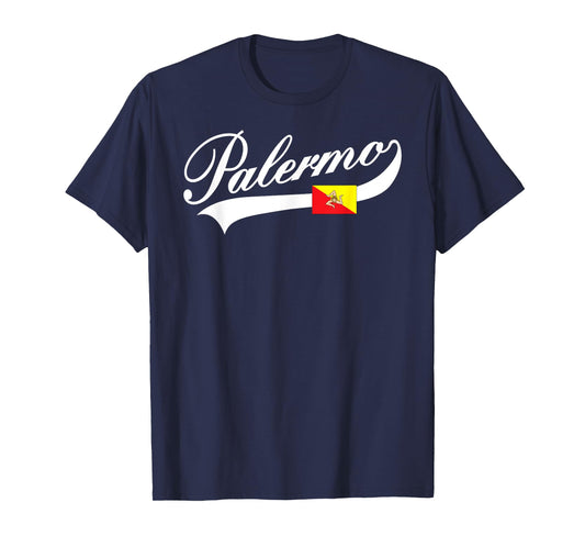 Palermo Sicily Flag Heritage T Shirt