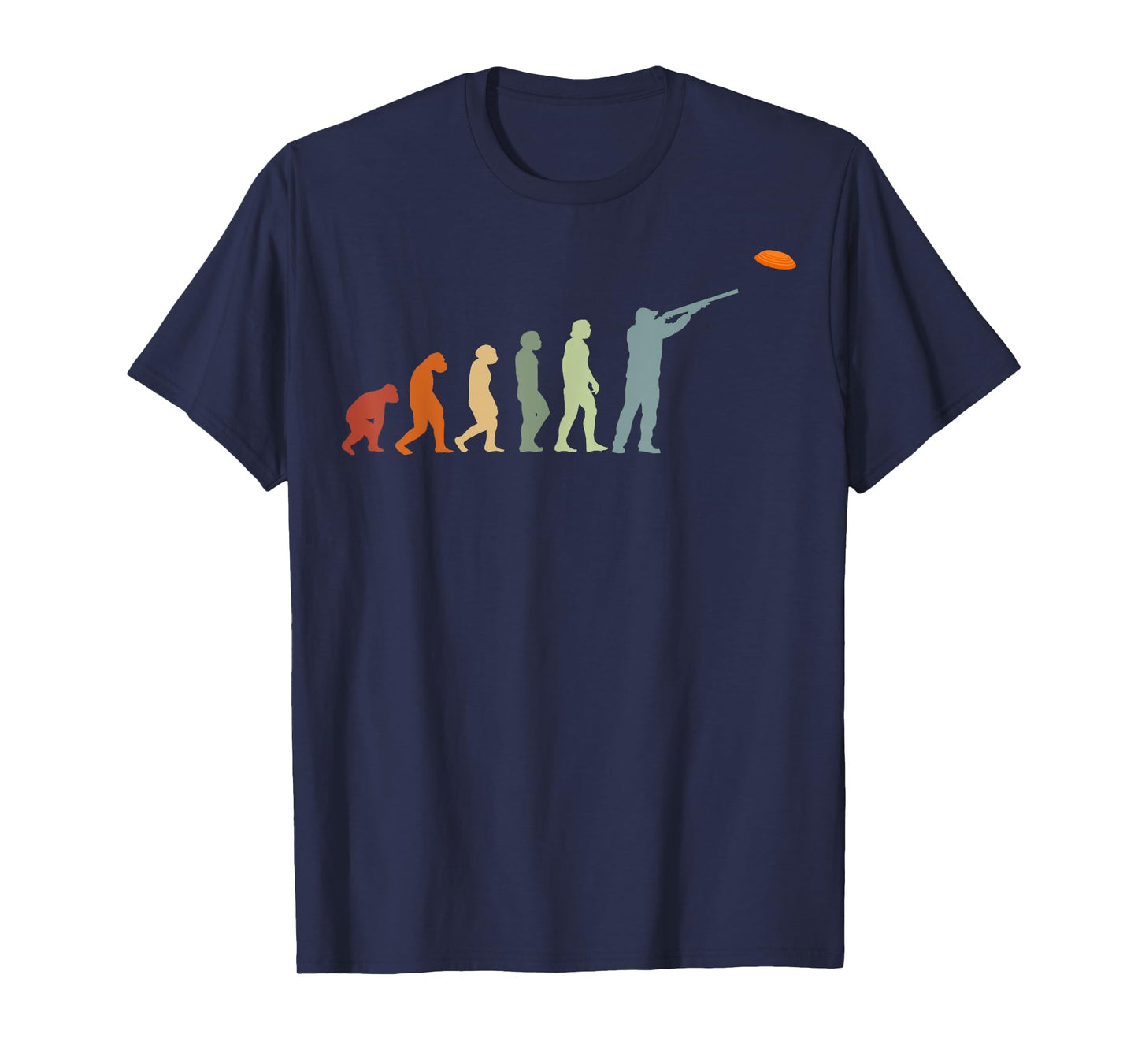 Evolution Clay Skeet pigeon shooting clay target Bird hunter T-Shirt