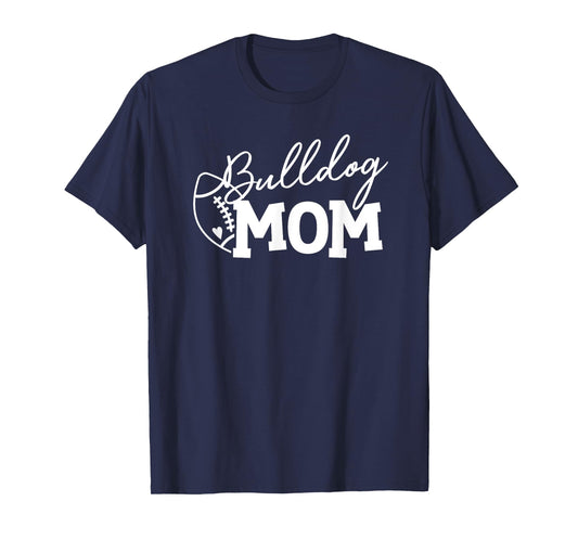 Bulldog Football Mom T-Shirt