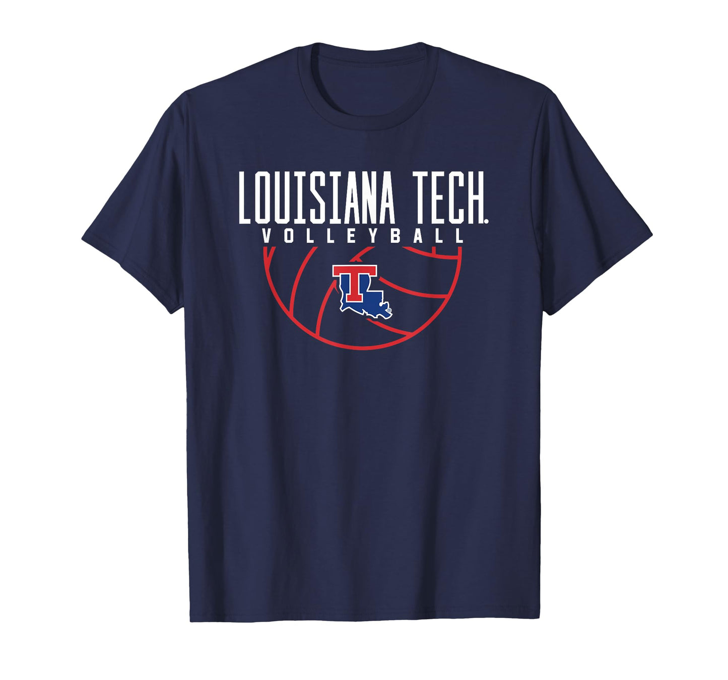 Louisiana Tech Bulldogs Volleyball Arch T-Shirt