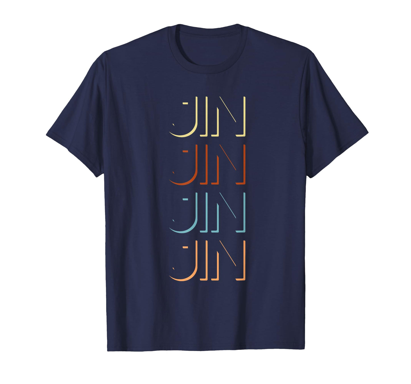 Jin First Name Tshirt My Personalized Tee Named T-Shirt