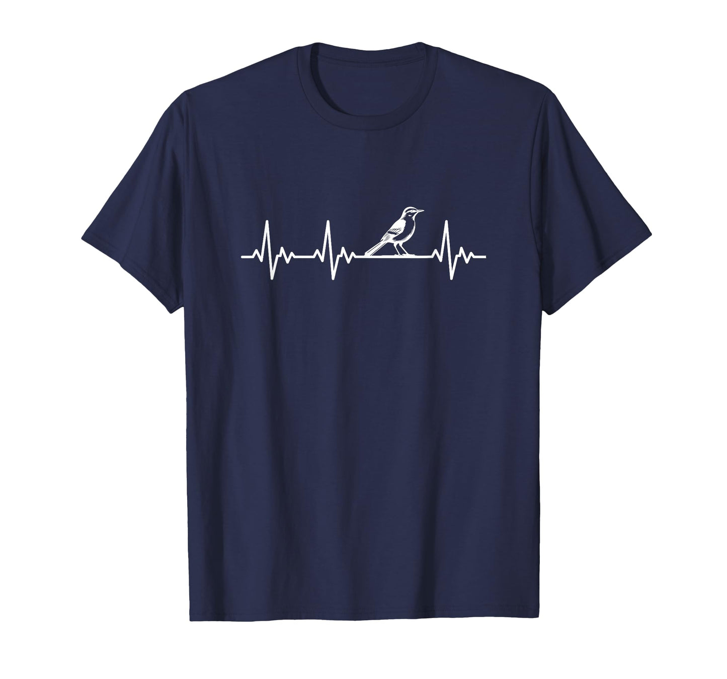 Mockingbird Bird Heartbeat Frequency Art Design T-Shirt